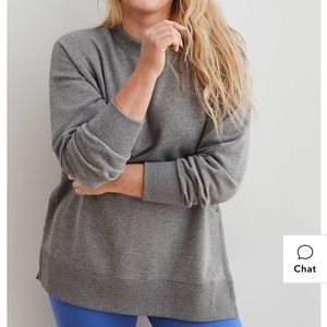 IISSOO Dark Heather Grey aerie sweatshirt
